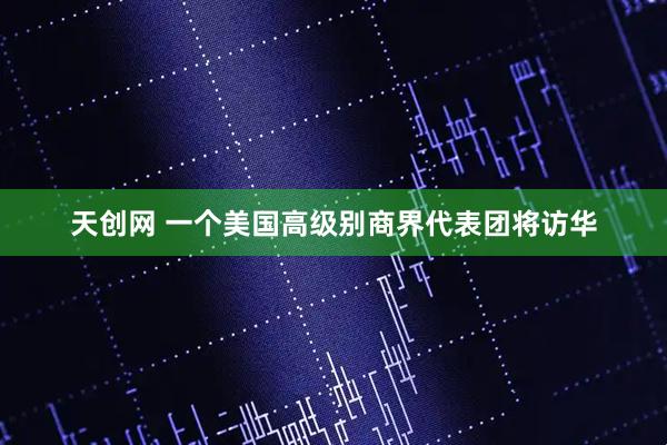 天创网 一个美国高级别商界代表团将访华
