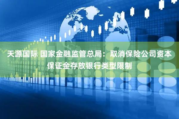 天源国际 国家金融监管总局：取消保险公司资本保证金存放银行类型限制